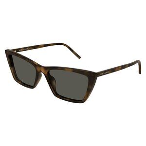 New SAINT LAURENT Havana Square SL 737 Mica Thin 003 Sunglasses Women